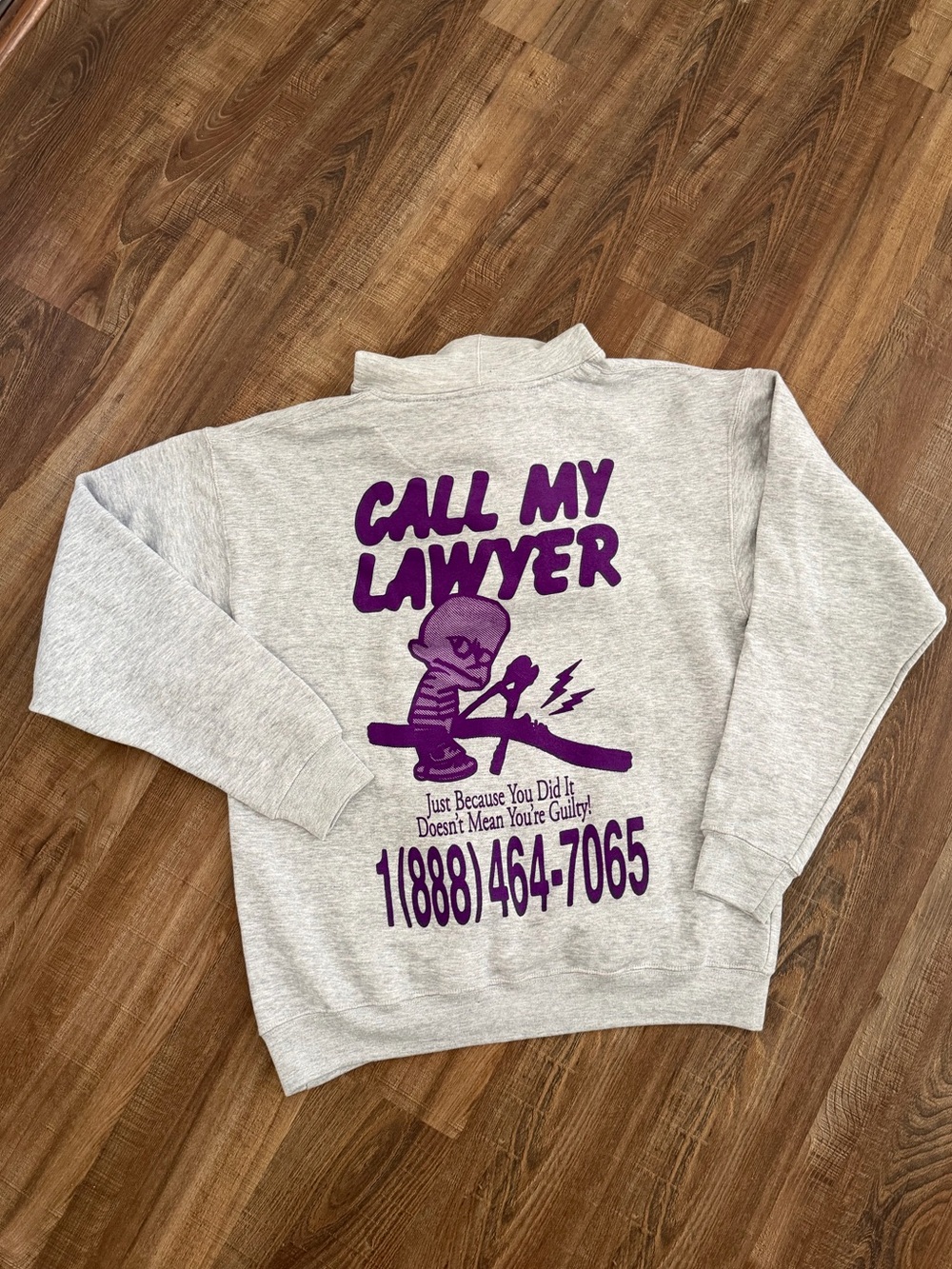 Market "Call My Lawyer" Hoodie Size Large NWT